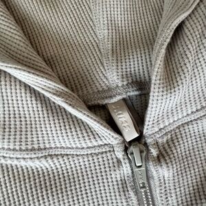 Women’s Skims Waffle Knit Cropped Zip Up